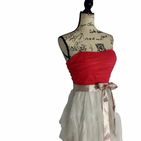 {TeezeMe} strapless midi  dress NWT - Picture 4 of 5